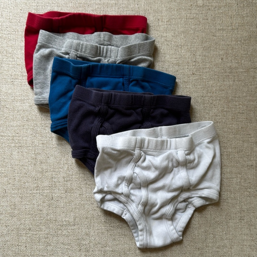 Kids Cotton Briefs Set - Multicolor